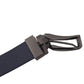 Elegant double-sided leather belt 35mm in smooth leather - 115 cm