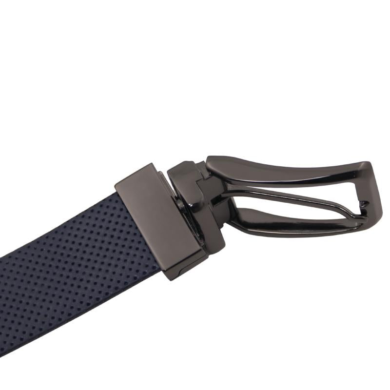 Elegant double-sided leather belt 35mm in smooth leather - 115 cm