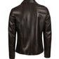 FINN - Men's Waxed Brown Leather Jacket