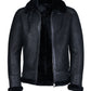 GARRY - Black Sheepskin Jacket