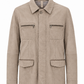 GIMOS - Mens's Light Taupe Suede Jacket