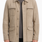 GIMOS - Mens's Light Taupe Suede Jacket