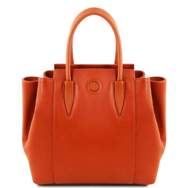 Γυναικεία Τσάντα Δερμάτινη Tulipan