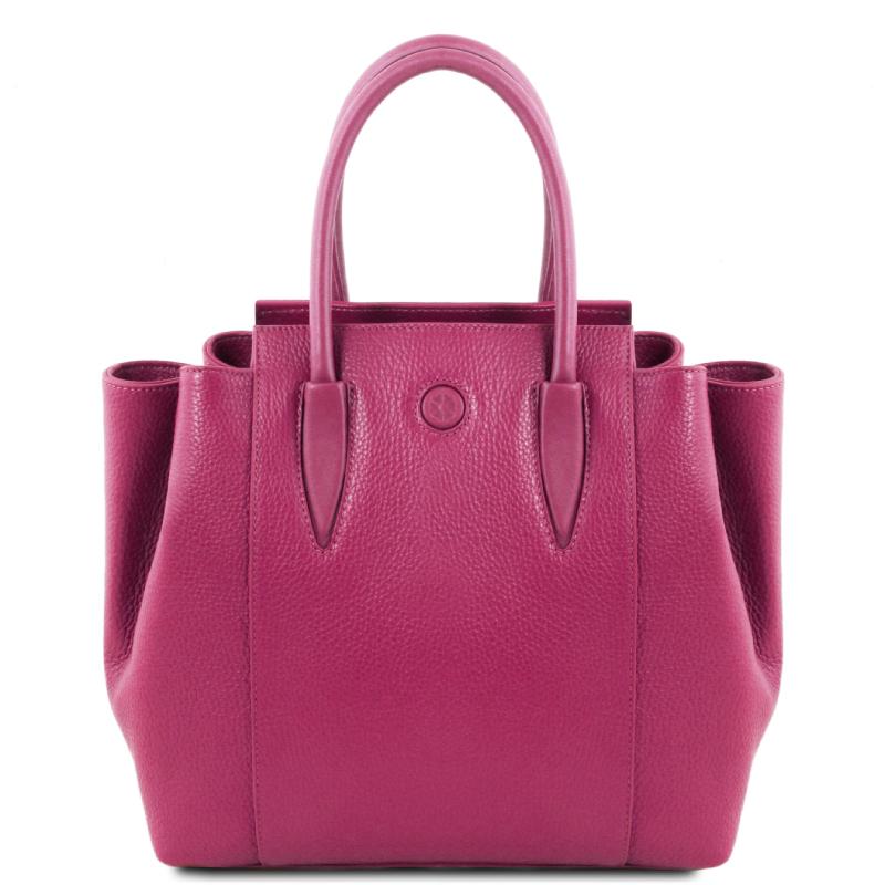 Γυναικεία Τσάντα Δερμάτινη Tulipan