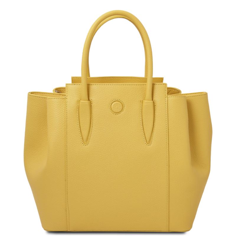 Γυναικεία Τσάντα Δερμάτινη Tulipan