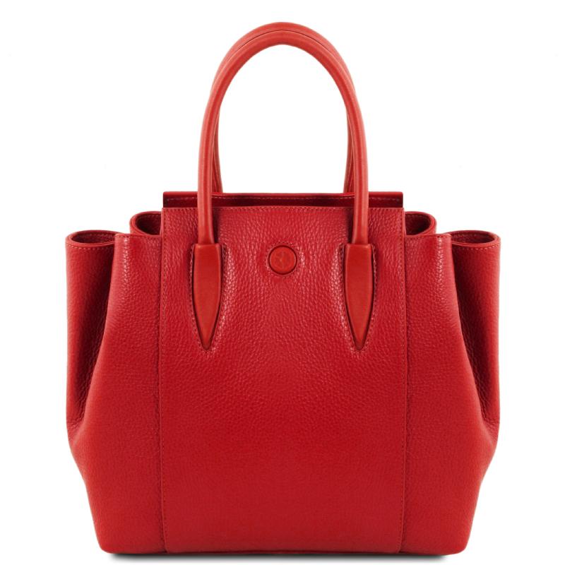 Γυναικεία Τσάντα Δερμάτινη Tulipan