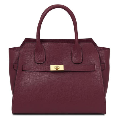 Origami Leather tote