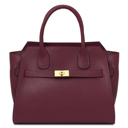 Origami Leather tote