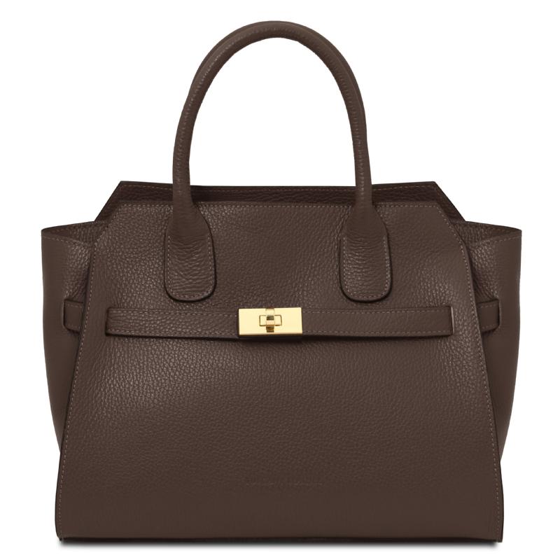 Origami Leather tote