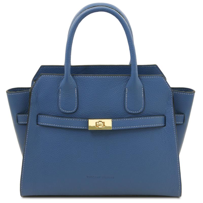 Γυναικεία Τσάντα Δερμάτινη Origami TL142507 - Denim