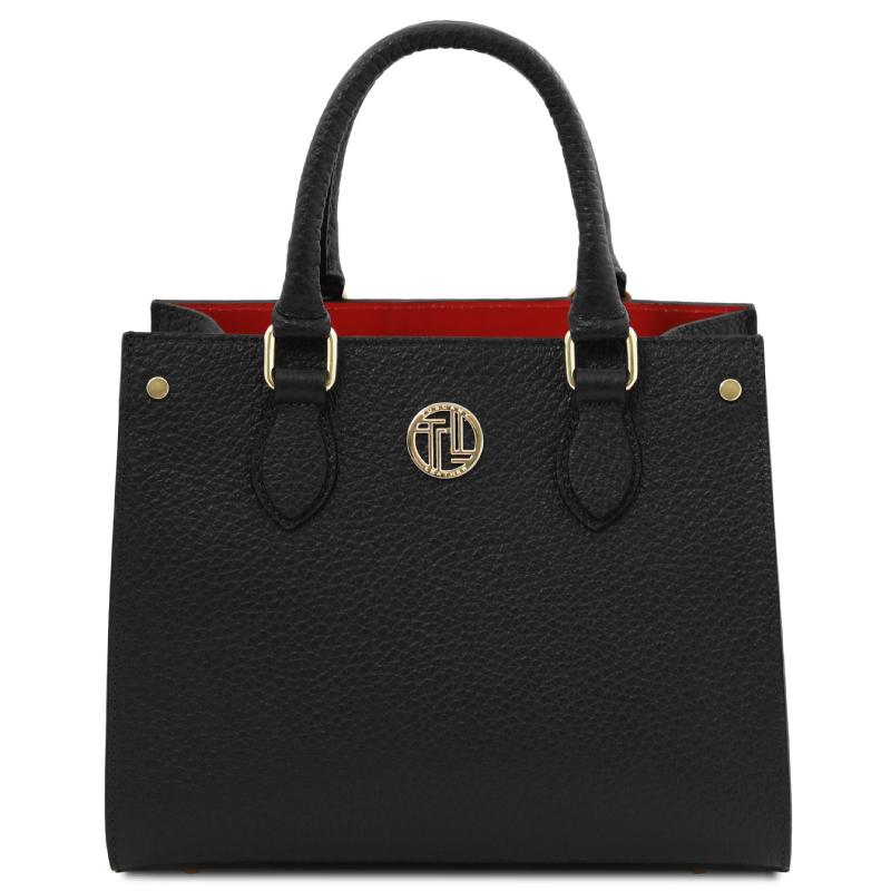 Γυναικεία Τσάντα Δερμάτινη Dama TL142565 - Μαύρο