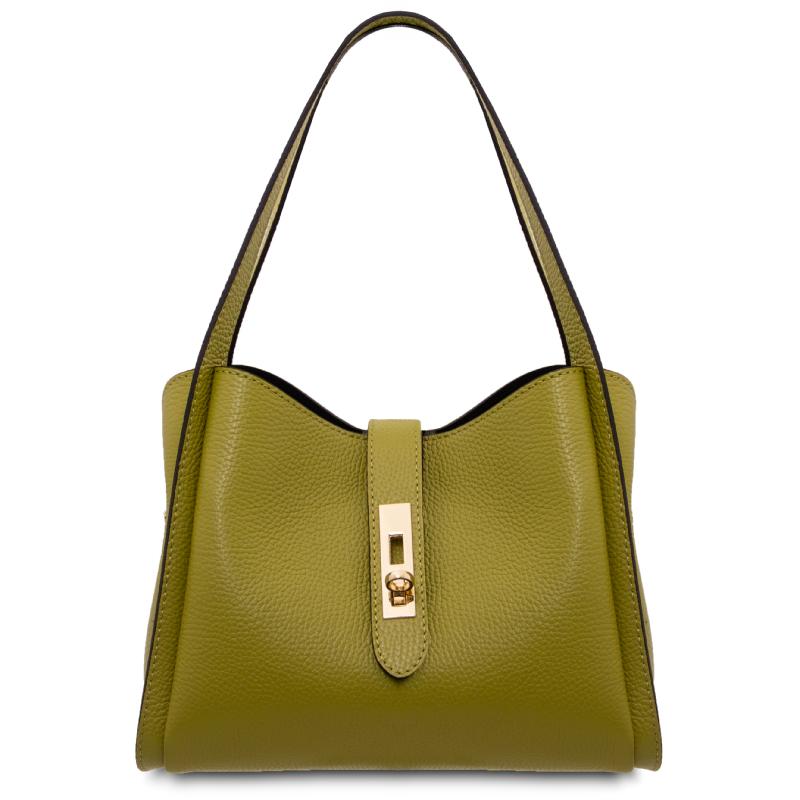 Γυναικεία Τσάντα Δερμάτινη Soave II-Μαύρο