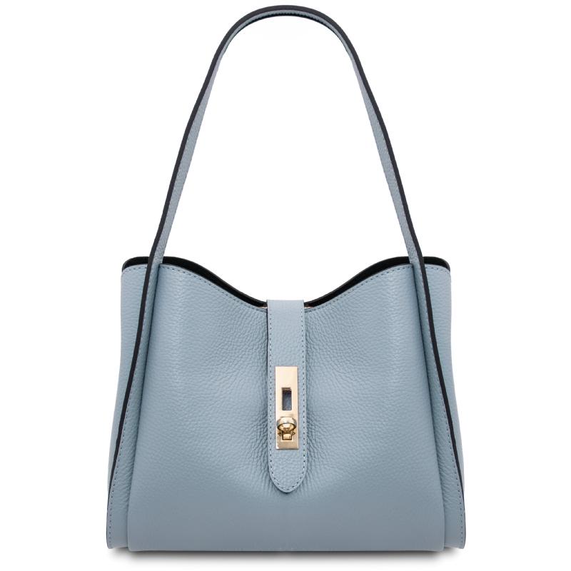 Γυναικεία Τσάντα Δερμάτινη Soave II-Μαύρο