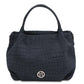 Nora Cocoon Suede leather handbag with croc print