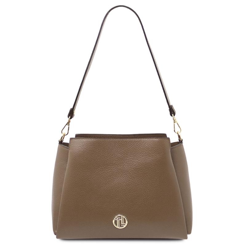 Γυναικεία Τσάντα Ώμου Δερμάτινη Abby