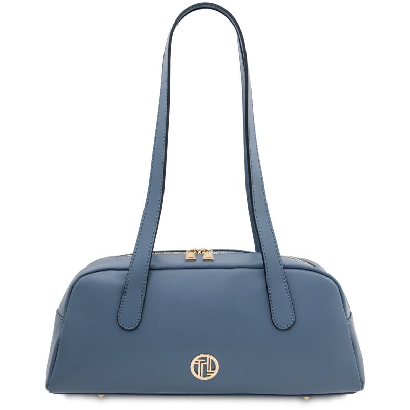 Γυναικεία Τσάντα Ώμου Δερμάτινη Eclaire TL142581 - Denim