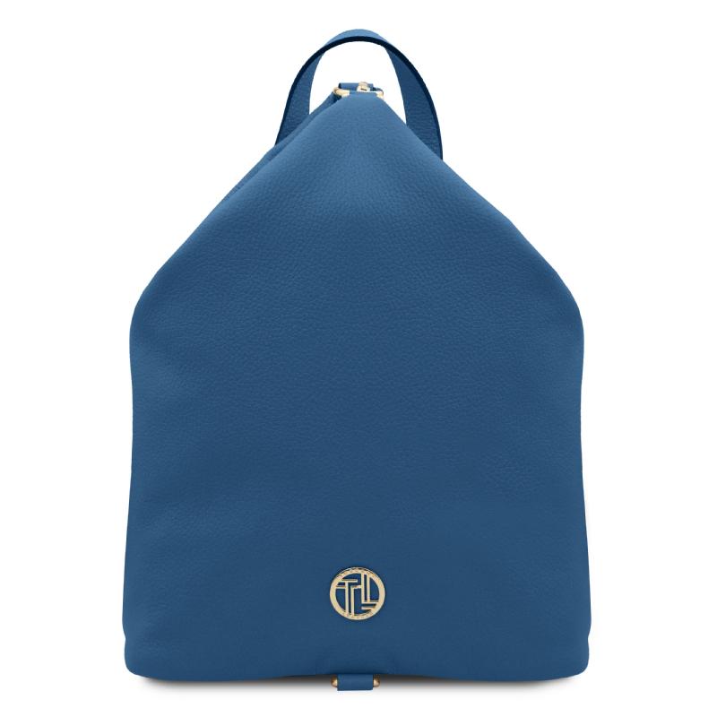 Γυναικεία Τσάντα Πλάτης Δερμάτινη Dublin TL142501 - Denim