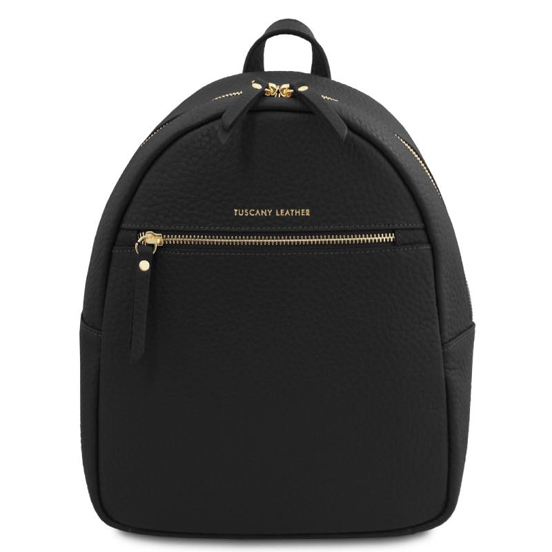 Γυναικεία Τσάντα Πλάτης Δερμάτινη Arco II TL142584 - Μαύρο