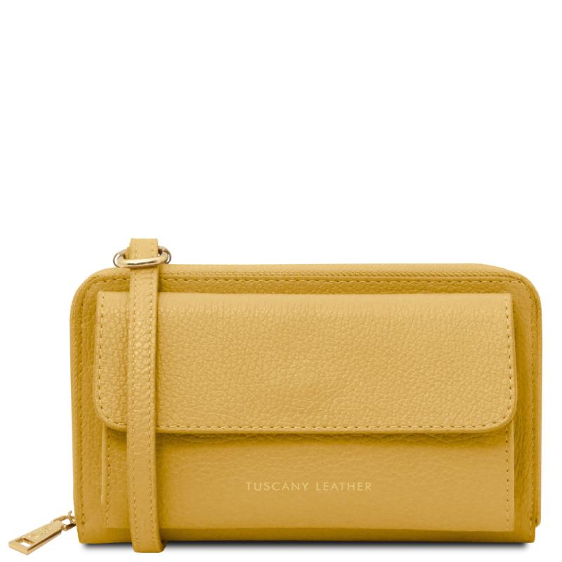 Γυναικείο Πορτοφόλι Δερμάτινο / Θήκη Κινητού Urania