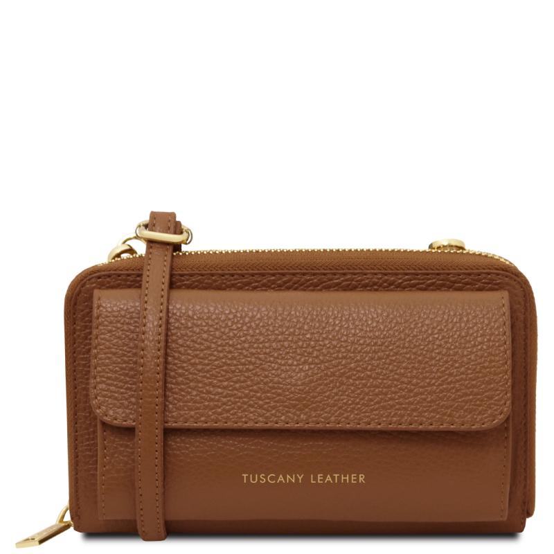 Γυναικείο Πορτοφόλι Δερμάτινο / Θήκη Κινητού Urania