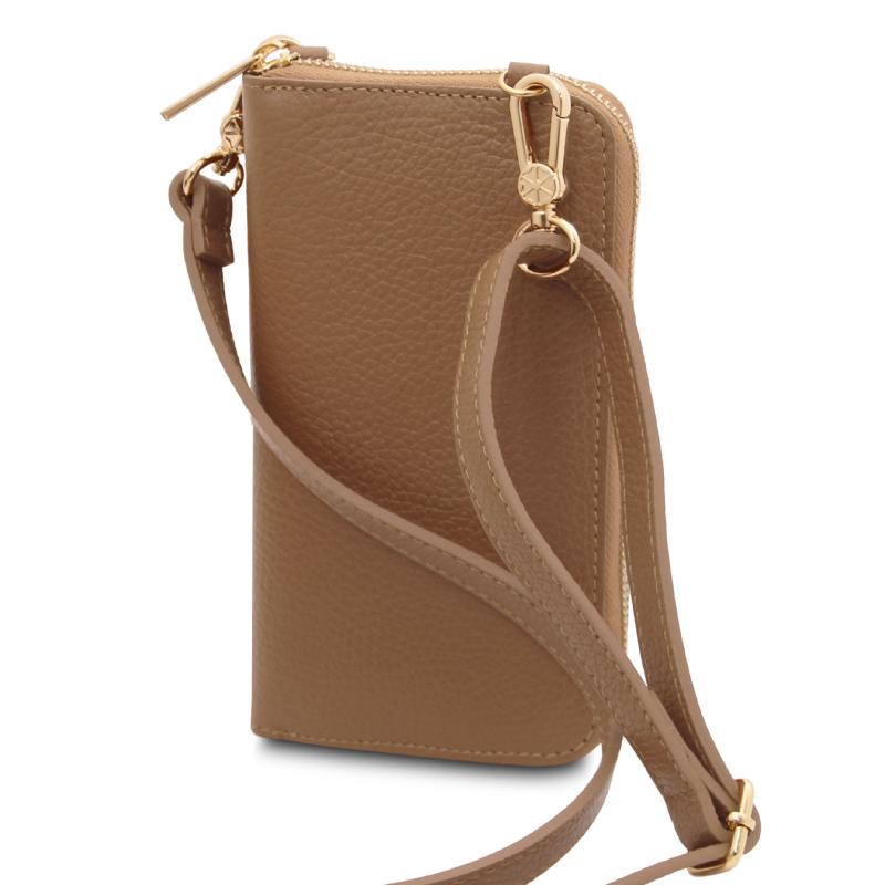 TL Bag Leather wallet/phone holder with strap