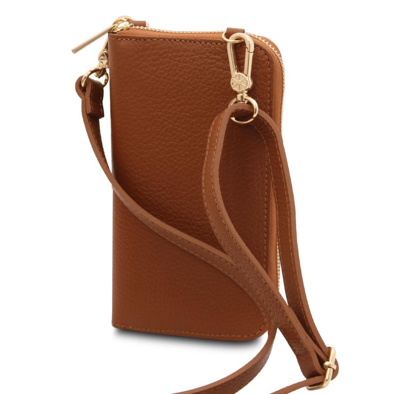 TL Bag Leather wallet/phone holder with strap