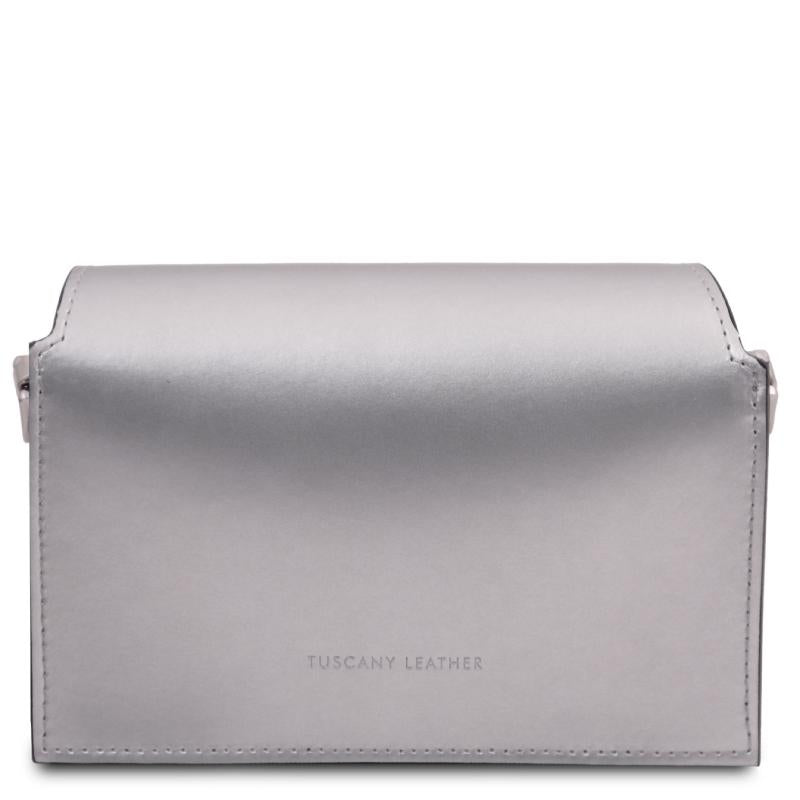 TL Bag Metallic leather shoulder bag