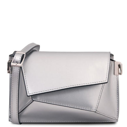 TL Bag Metallic leather shoulder bag