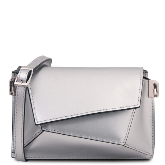 TL Bag Metallic leather shoulder bag