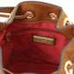 Nomade Suede leather fringe bucket bag
