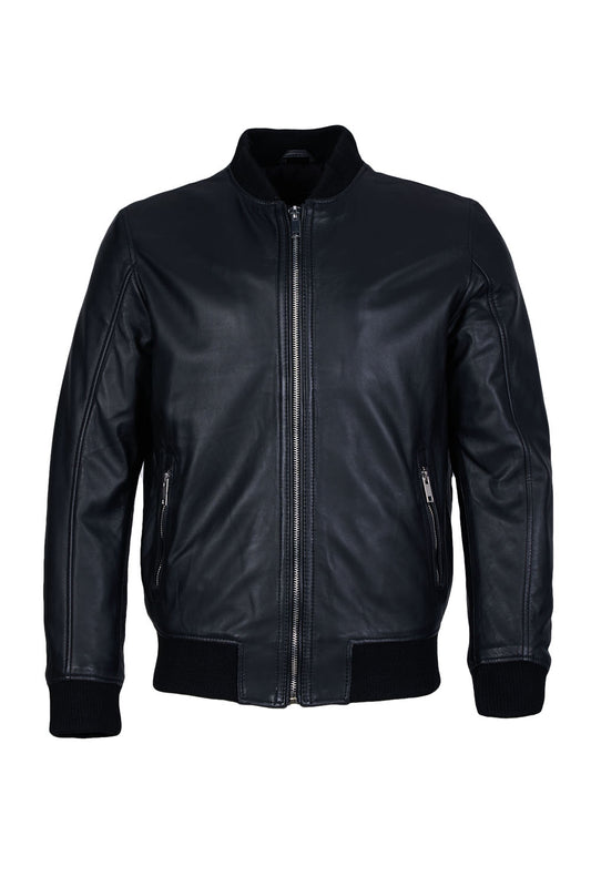 HILMAR - Men's Leather Bomber Jacket