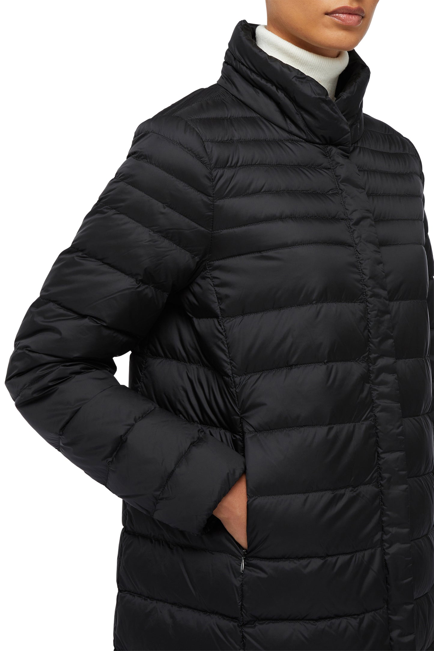 GEOX - JAYSEN - Women's  Real Down Black Coat