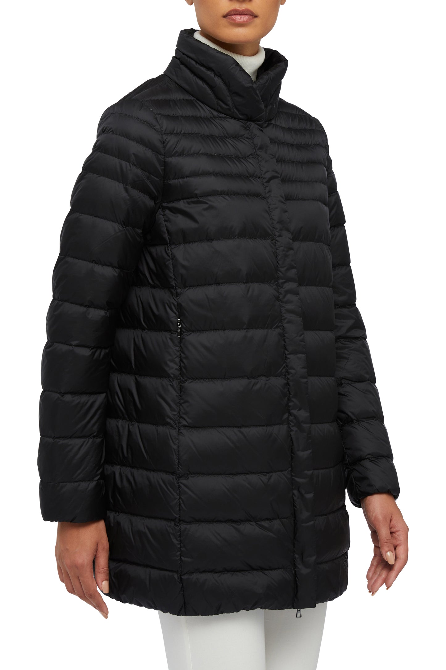 GEOX - JAYSEN - Women's  Real Down Black Coat