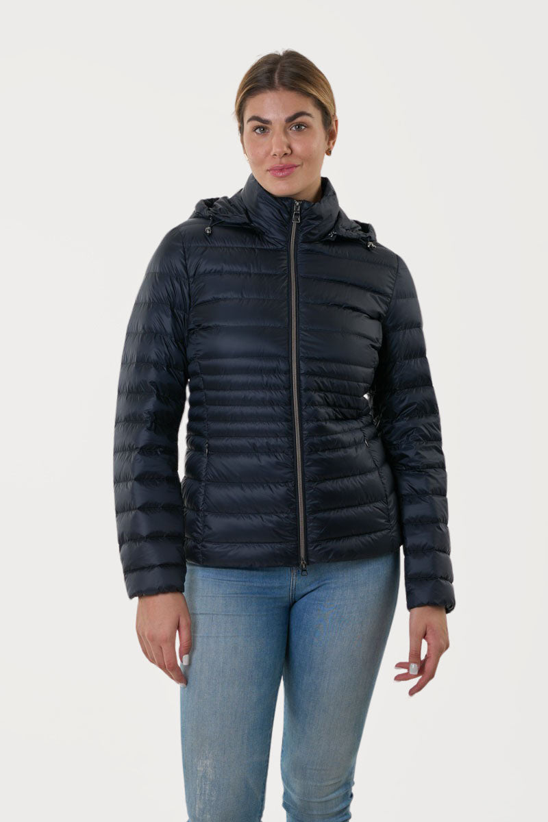 GEOX -JAYSEN-  Hooded  Blue  Short down jacket