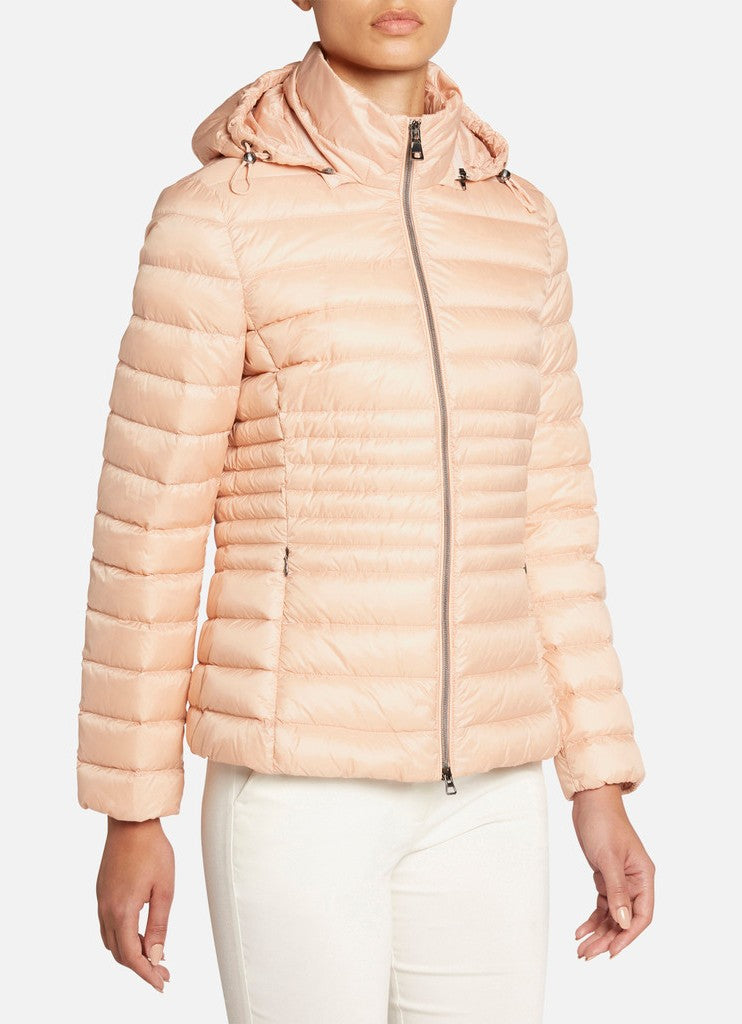 GEOX -JAYSEN-  Ροδακινή Real Down  Jacket με Κουκούλα