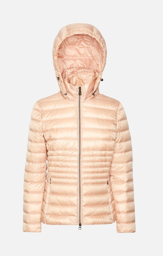 GEOX -JAYSEN-  Hooded  Peach  Short real  down jacket