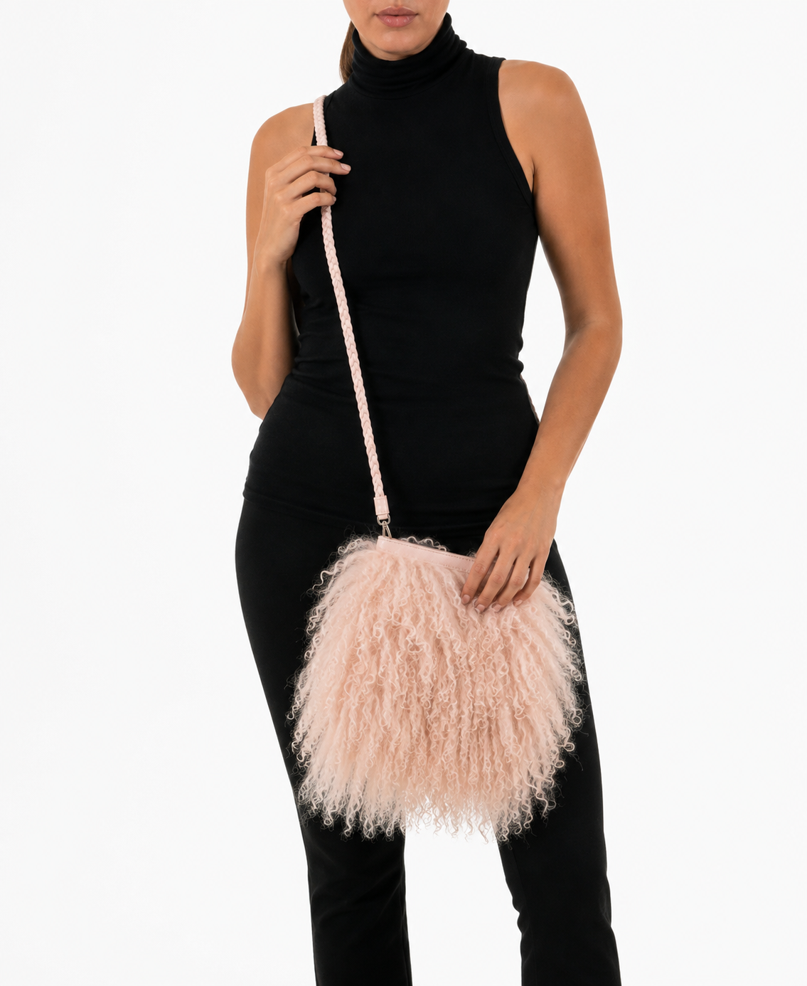Mongolian Crossbody Τσαντάκι δε Διάφορα Χρώματα
