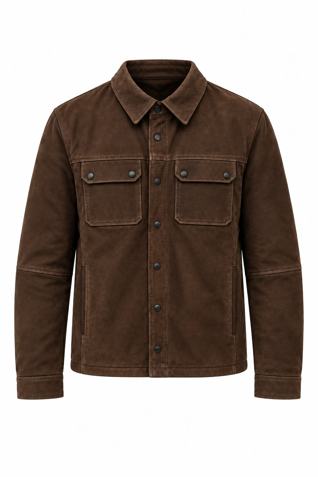 LUCA - Men's Brown Nubuck Jacket