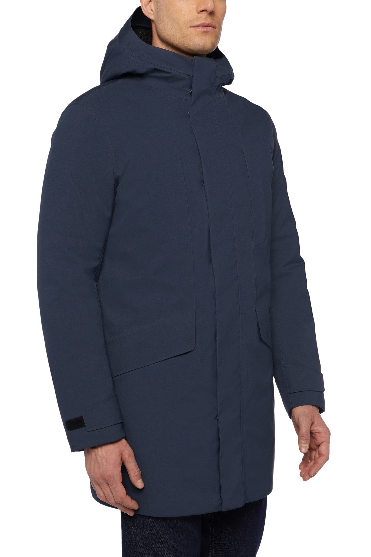 GEOX - CLINTFORD -Ανδρικό Μακρύ Αδιάβροχο Parka με Κουκούλα