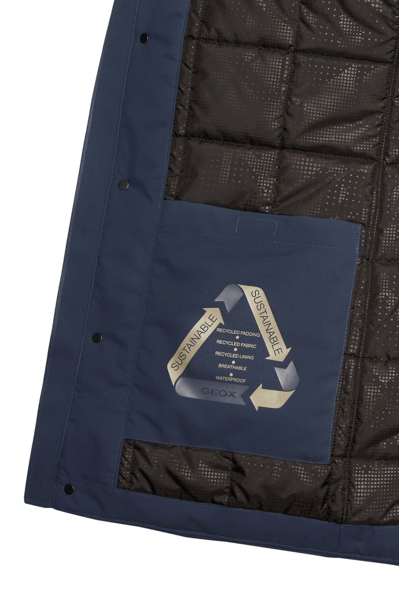 GEOX - CLINTFORD -Ανδρικό Μακρύ Αδιάβροχο Parka με Κουκούλα