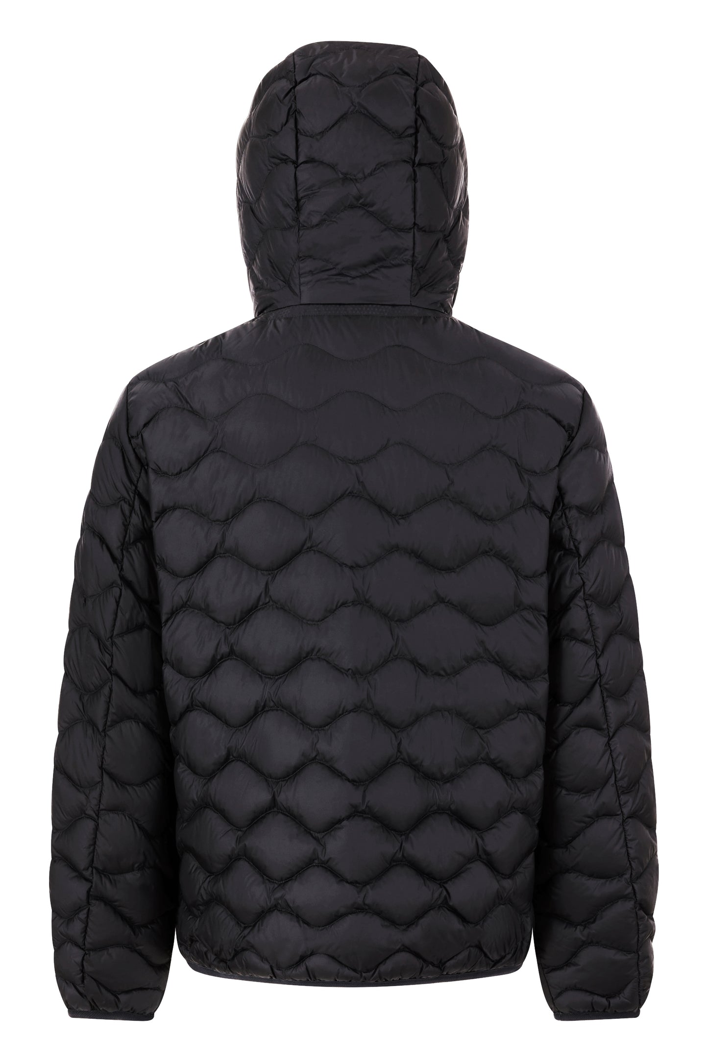 GEOX ASCANIO - Ανδρικό Μπλε  Μπουφάν με Κουκούλα και Επένδυση Από Αληθινό Πούπουλο