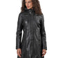 MILENE - Women's Leather Parka Coat