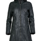 MILENE - Women's Leather Parka Coat