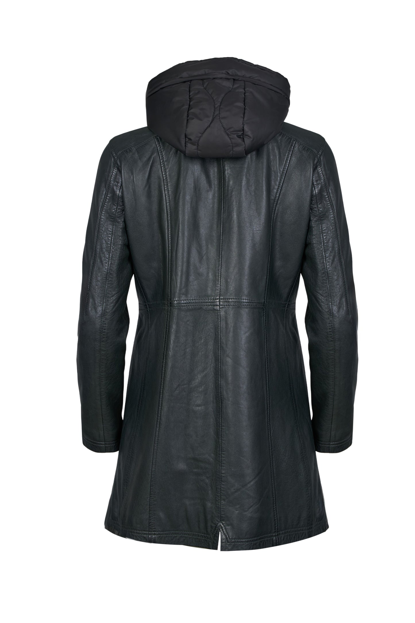 MILENE - Women's Leather Parka Coat