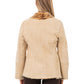 2197- Women's Beige Sheepskin Jacket