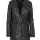 Women's Croco Stamp Leather Blazer