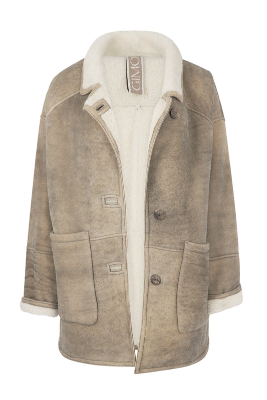 GIMOS -Women's Overisized Sheepkin Jacket