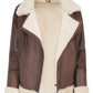 Women's Brown Sheepskin Jacket