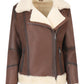 Women's Brown Sheepskin Jacket