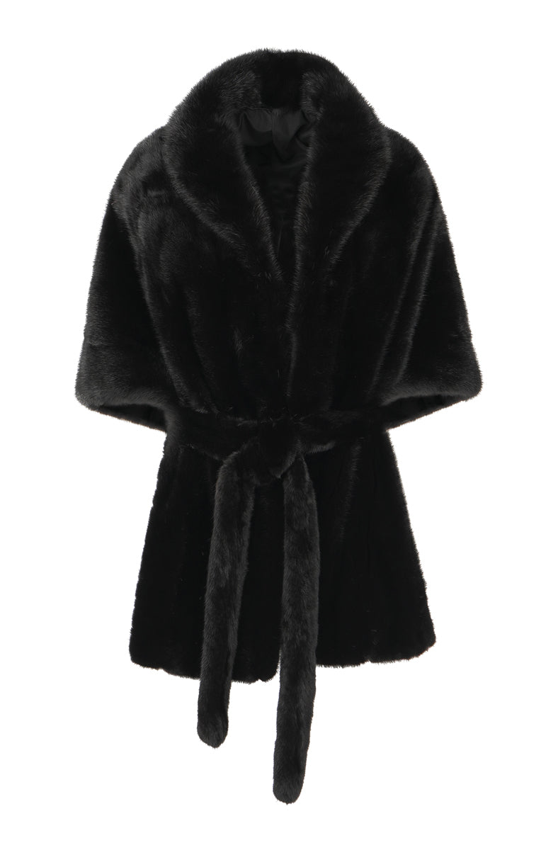 EL DORADO- Elegant Mink Stole with Belt